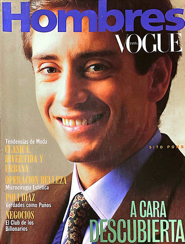 VOGUE HOMBRE Magazine October 1989 SITO PONS Mario Testino