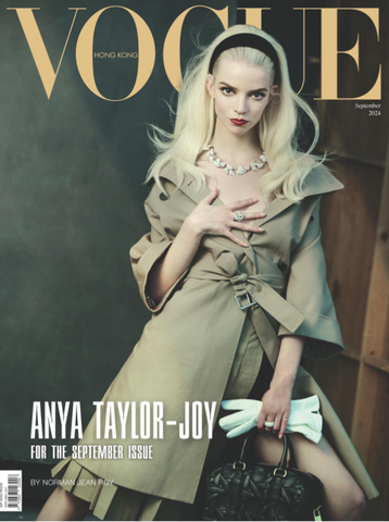 ANYA TAYLOR JOY Amber Valletta VOGUE Magazine HONG KONG September 2024