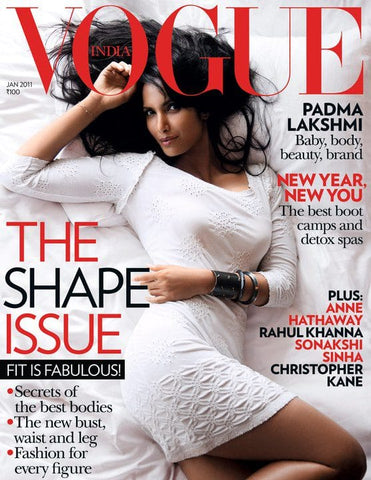 VOGUE Magazine INDIA January 2011 PADMA LAKSHMI Anne Hathaway