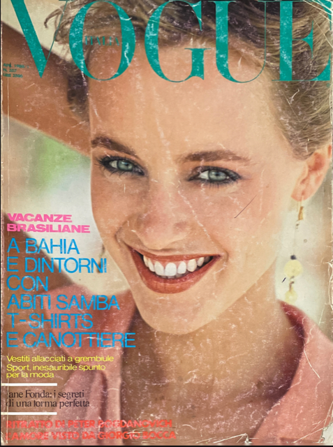 VOGUE Italia Magazine 1980 SUSAN HESS Karen Howard GIA CARANGI Jane Fonda KELLY LEBROCK