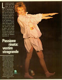 VOGUE Magazine Italia April 1981 ROSEMARY McGROTHA Susan Hess ISABELLE HUPPERT