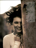 VOGUE Magazine Italia April 1997 COURTNEY LOVE Valeria Mazza LINDA EVANGELISTA