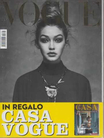VOGUE Magazine Italia April 2016 GIGI HADID Liya Kebede IMAAN HAMMAM Sealed