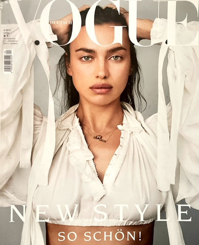 IRINA SHAYK Charlee Fraser DILONE Valerija Kelava VOGUE Magazine Germany April 2018