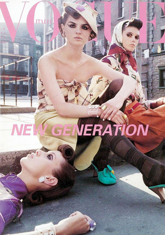 VOGUE Magazine Italia August 2000 ANOUCK LEPERE Isabeli Fontana RAQUEL ZIMMERMANN