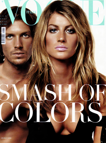 VOGUE Magazine Italia August 2001 GISELE BUNDCHEN Raquel Zimmermann BRUCE WEBER Lepere
