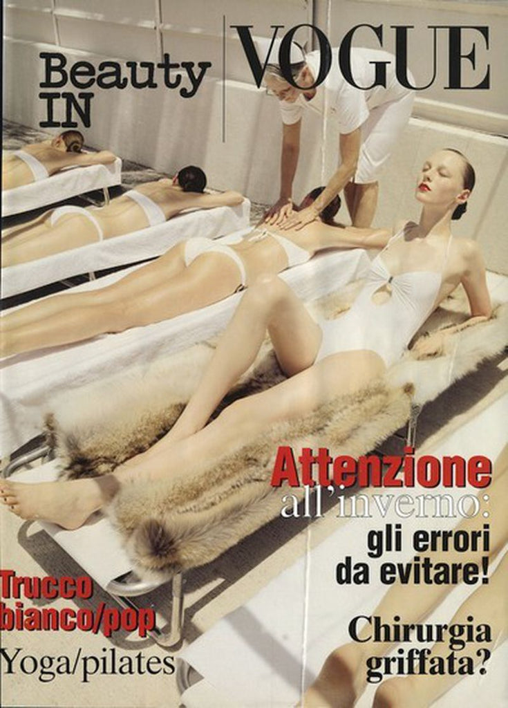 VOGUE Magazine Italia Beauty 2005 NATALIA VODIANOVA Tiiu Kuik JESSICA STAM Bianca Balti