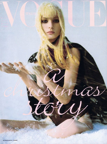 VOGUE Magazine Italia December 1996 AMY WESSON Milla Jovovich CHANDRA NORTH Kylie Bax