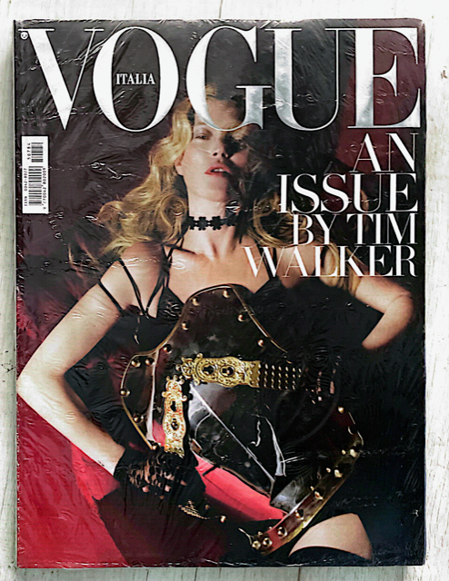 VOGUE Magazine Italia December 2015 KATE MOSS Karen Elson ANNA CLEVELAND New SEALED