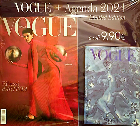 VOGUE Magazine Italia December 2023 LIYA KEBEDE + Agenda Limited Edition SEALED