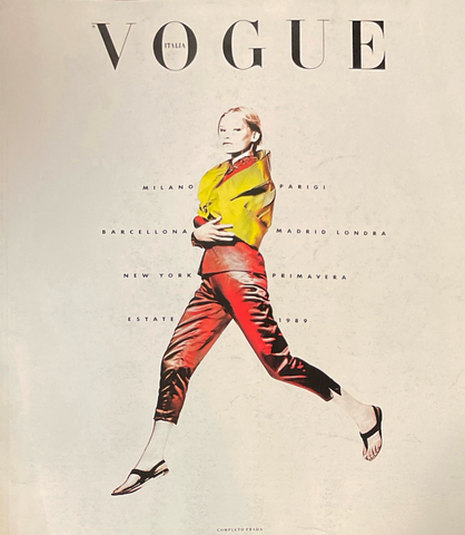 VOGUE Magazine Italia Dossier Sfilate Spring Summer PRET A PORTER January 1989