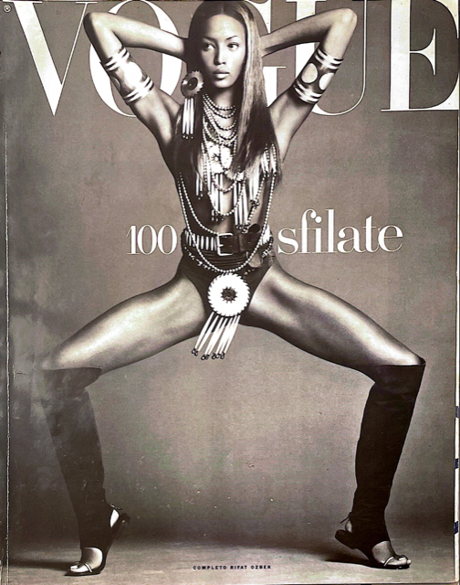 VOGUE Magazine Italia NAOMI CAMPBELL Dossier Sfilate PRET A PORTER January 1992