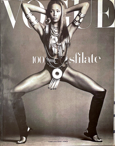 VOGUE Magazine Italia NAOMI CAMPBELL Dossier Sfilate PRET A PORTER January 1992