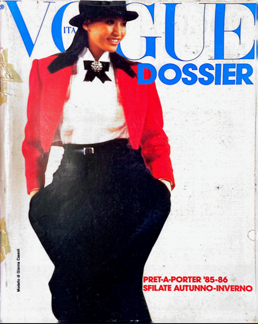 VOGUE Magazine Italia Dossier PRET A PORTER Sfilate 1985 1986 Fall Winter