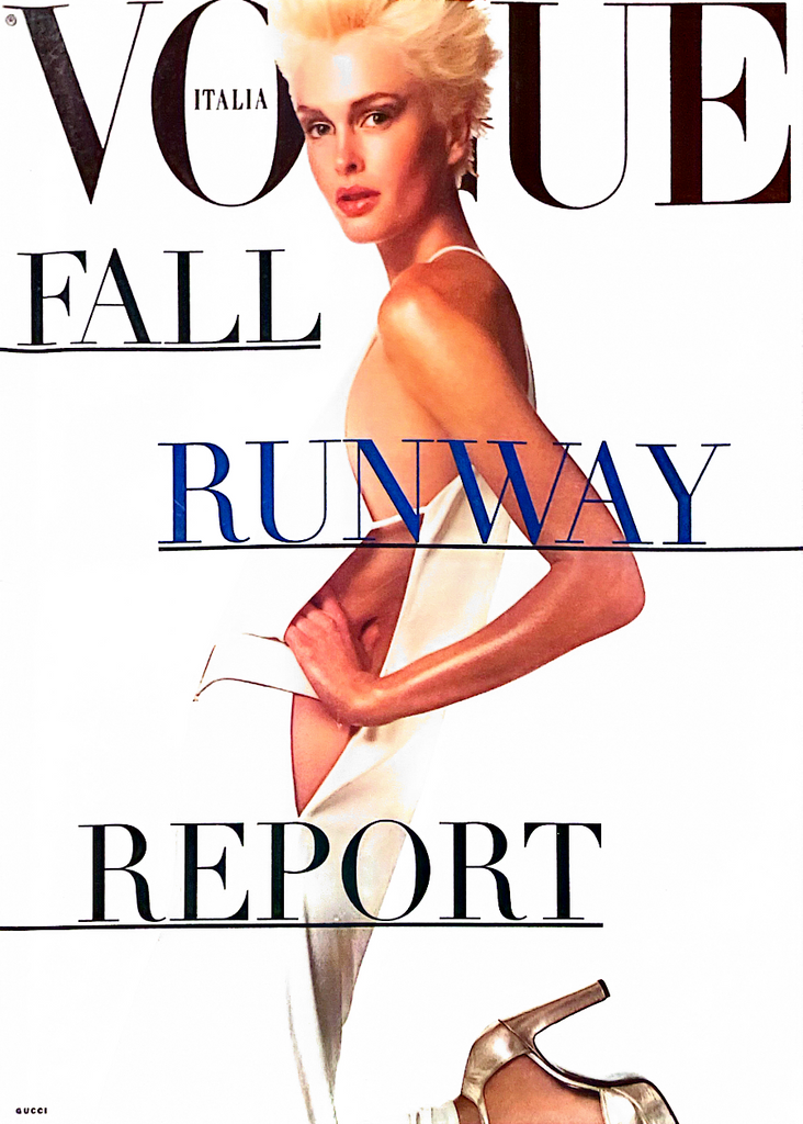 VOGUE Magazine Italia KYLIE BAX Dossier Sfilate PRET A PORTER July 1996