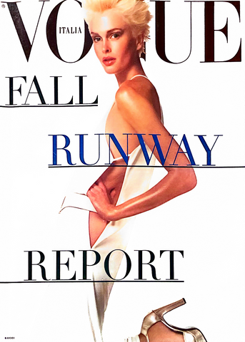VOGUE Magazine Italia KYLIE BAX Dossier Sfilate PRET A PORTER July 1996