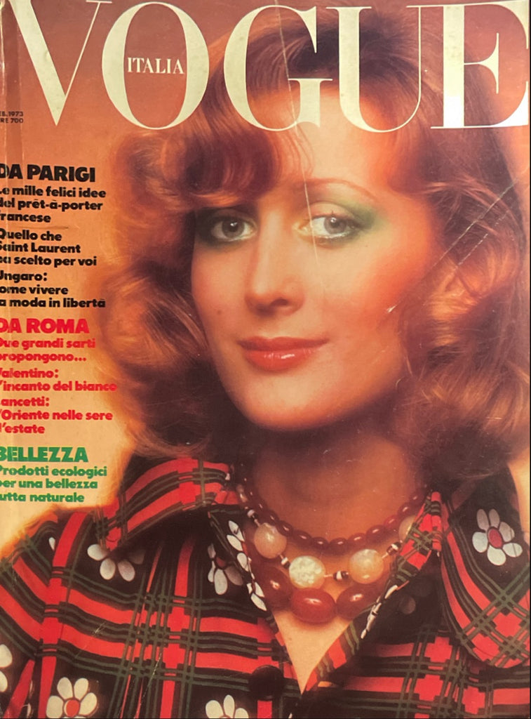 VOGUE Italia February 1973 BARRY LATEGAN