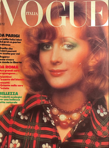 VOGUE Vtg Magazine Italia February 1973 BARRY LATEGAN Bugat PENATI Oliviero Toscani