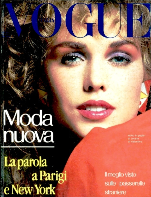 VOGUE Magazine Italia February 1982 ANNETTE STAI Paulina Porizkova KATHY IRELAND