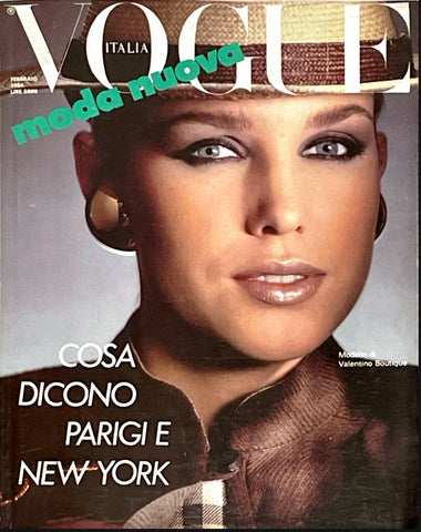 VOGUE Magazine Italia February 1984 ANNETTE STAI Paulina Porizkova MERYL STREEP Newton