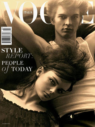 VOGUE Magazine Italia February 2004 LISA CANT Daria Werbowy DEVON AOKI Boscono
