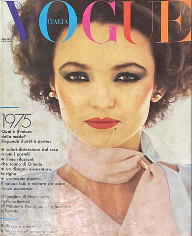 NINA GAIDAROVA Louise Despointes VIVIANE FAUNY Vogue Magazine Italia 1975