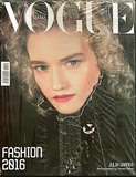 VOGUE Magazine Italia January 2016 JULIA GARNER Freja Beha LOUISE PARKER Eva Doll SEALED