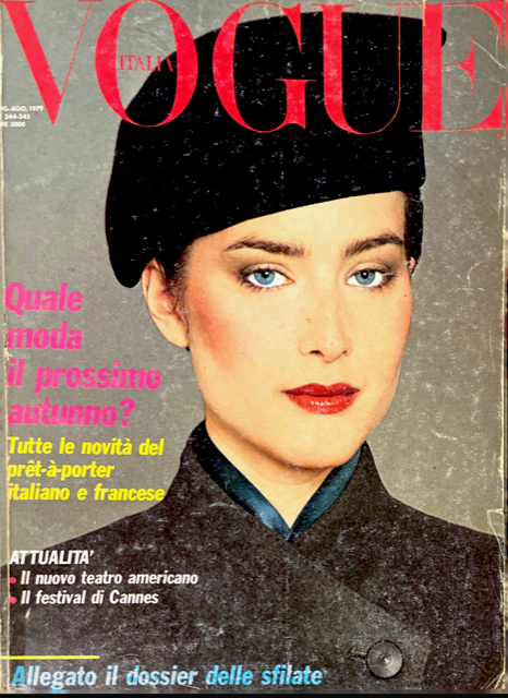 VOGUE Magazine Italia July 1979 Ty Hendrick HELMUT NEWTON Tara Shannon KIM ALEXIS