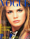 VOGUE Magazine Italia July 1981 DAWN GALLAGHER Andie MacDowell PETER LINDBERGH