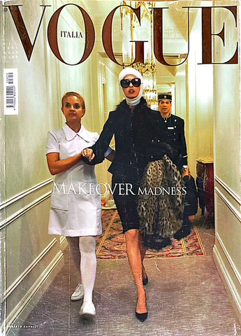 VOGUE Magazine Italia July 2005 LINDA EVANGELISTA Naomi Campbell ELISE CROMBEZ - magazinecult