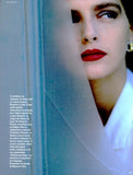 VOGUE Magazine Italia June 1984 JOAN SEVERANCE Ashley Richardson ISABELLA ROSSELLINI