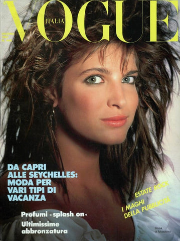 VOGUE Magazine Italia June 1987 STEPHANIE SEYMOUR Jana Rajlich LETICIA LUCAS