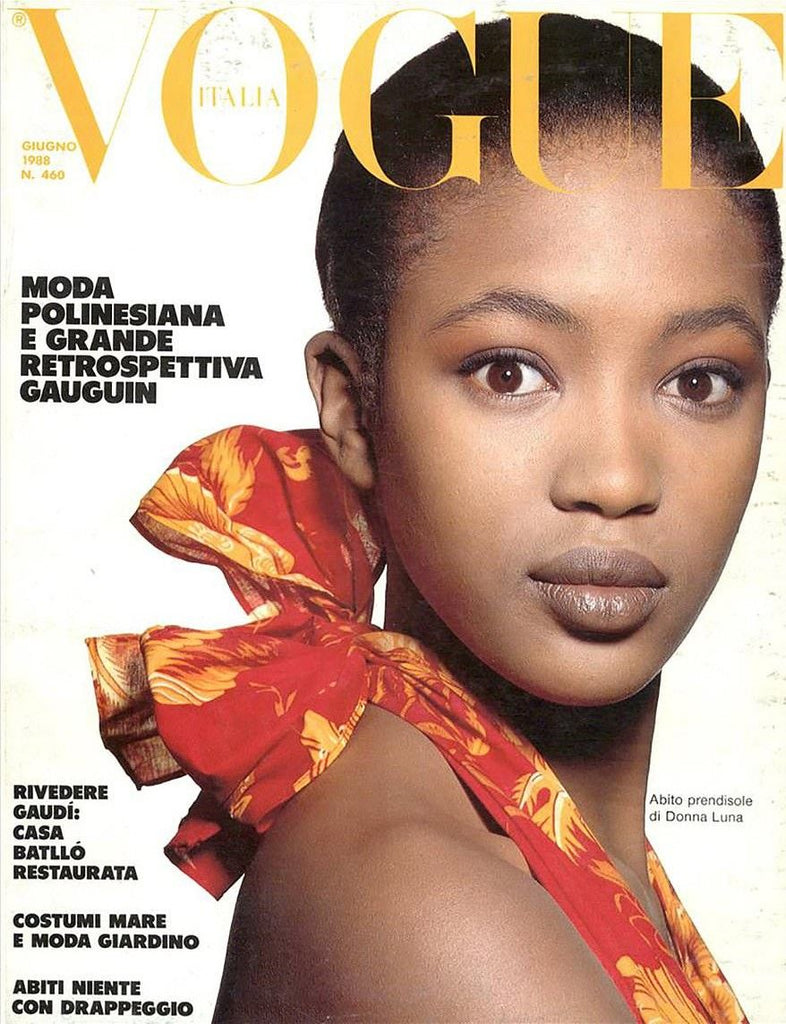 VOGUE Magazine Italia June 1988 NAOMI CAMPBELL Monica Gripman SCOTT BENOIT