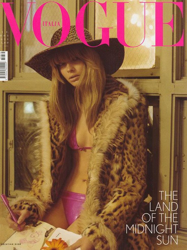 VOGUE Magazine Italia June 2003 JULIA STEGNER Amber Valletta EVA HERZIGOVA Angela Lindvall