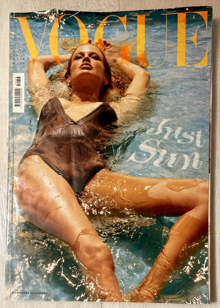VOGUE Magazine Italia June 2005 CAROLYN MURPHY Lily Cole BIANCA BALTI Weber