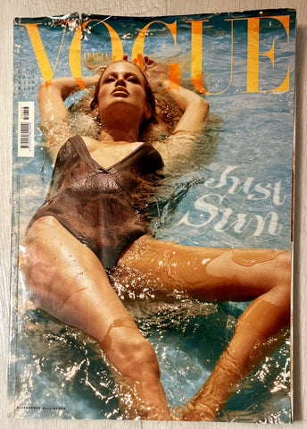 VOGUE Magazine Italia June 2005 CAROLYN MURPHY Lily Cole BIANCA BALTI Weber