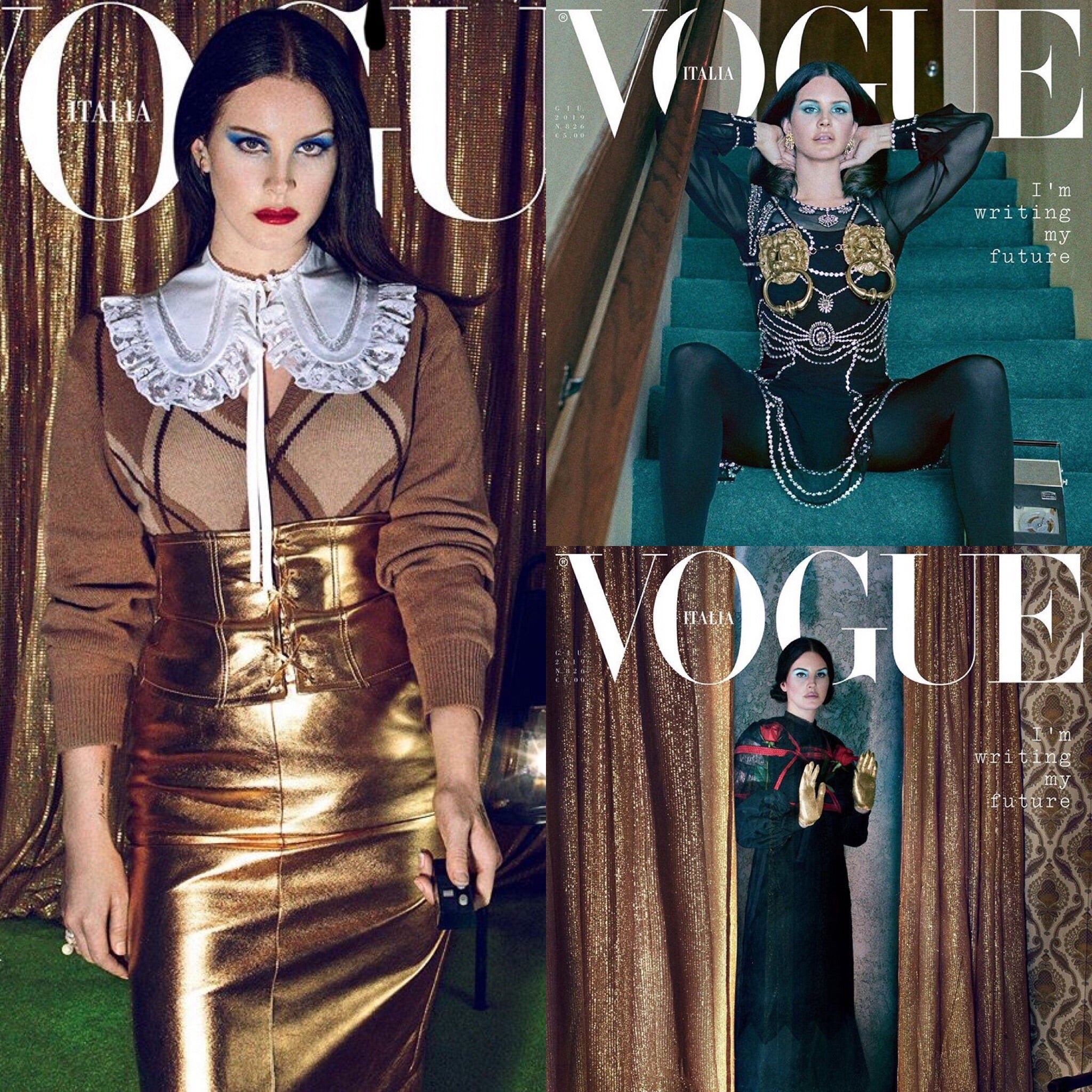 VOGUE Magazine Italia June 2019 LANA DEL REY by STEVEN KLEIN All cover