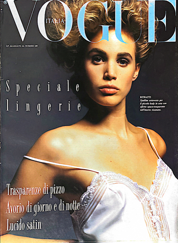 VOGUE Magazine Italia Supplement December 1987 SPECIALE LINGERIE