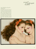 VOGUE Magazine Italia March 1980 NANCY DONAHUE Farrah Fawcett MICHELLE STEVENS