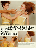 VOGUE Magazine Italia March 1980 NANCY DONAHUE Farrah Fawcett MICHELLE STEVENS