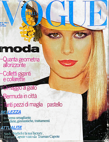 VOGUE Magazine Italia March 1980 NANCY DONAHUE Farrah Fawcett MICHELLE