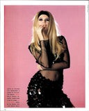CLAUDIA SCHIFFER Christensen LINDA EVANGELISTA Vtg VOGUE Italia March 1990