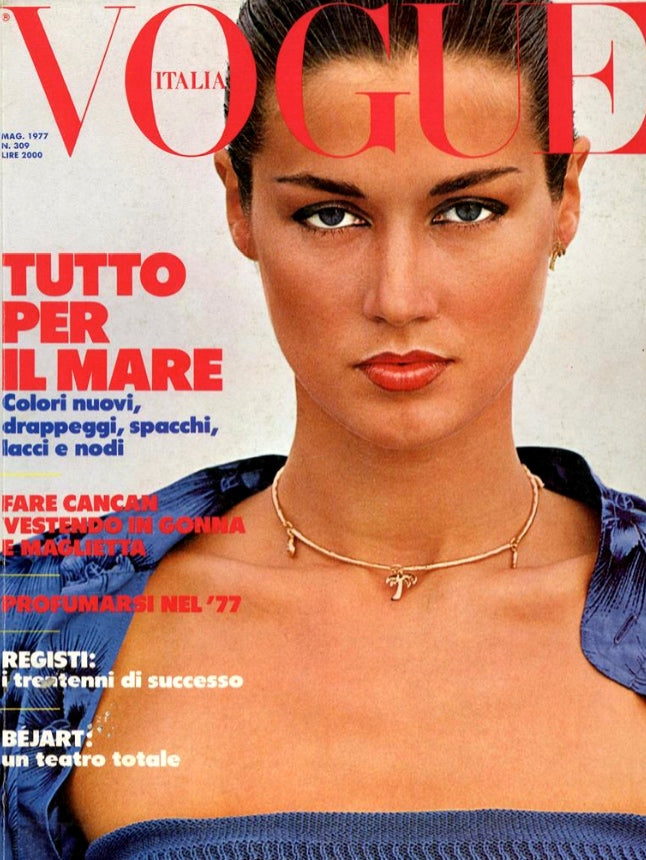 VOGUE Italia Magazine May 1977 KRISTIN CLOTILDE Valentino SUSAN MONCUR