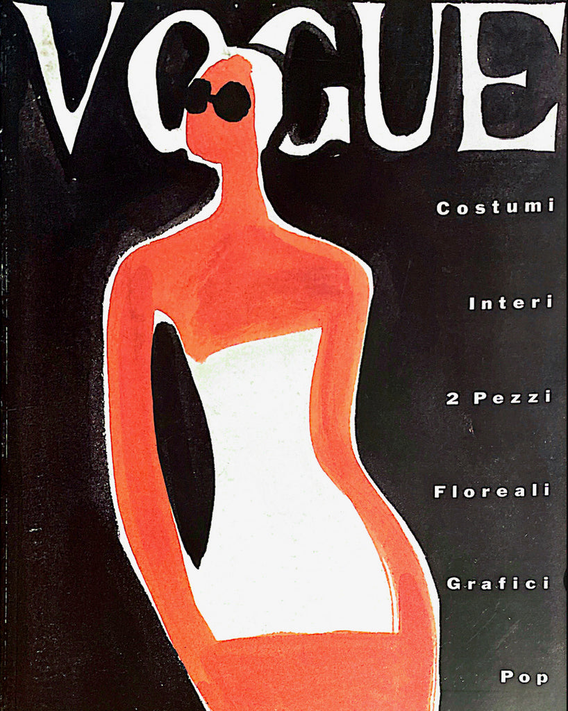 VOGUE Magazine Italia Supplement May 1989 Swimsuits YASMEEN GHAURI Gretha Cavazzoni