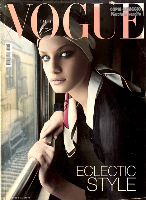 Vogue Magazine Italia May 2001 VICKY ANDREN Isabelle Huppert HELENA CHRISTENSEN - magazinecult