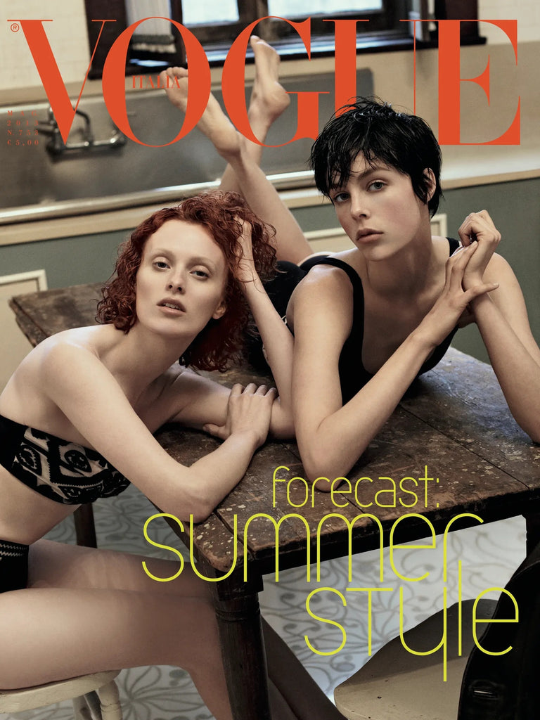 VOGUE Magazine Italia May 2013 KAREN ELSON Edie Campbell SARAH GADON Anmari Botha - magazinecult