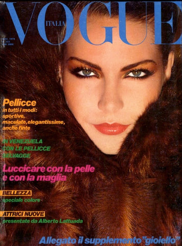 VOGUE Magazine Italia November 1978 LAURA ALVAREZ Dawn Gallagher MARY EASTWOOD