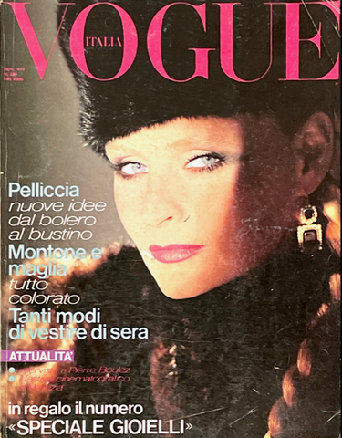 VOGUE Italia Magazine November 1979 EVA NIELSON Marco Glaviano SUSAN HESS Lena Kansbod