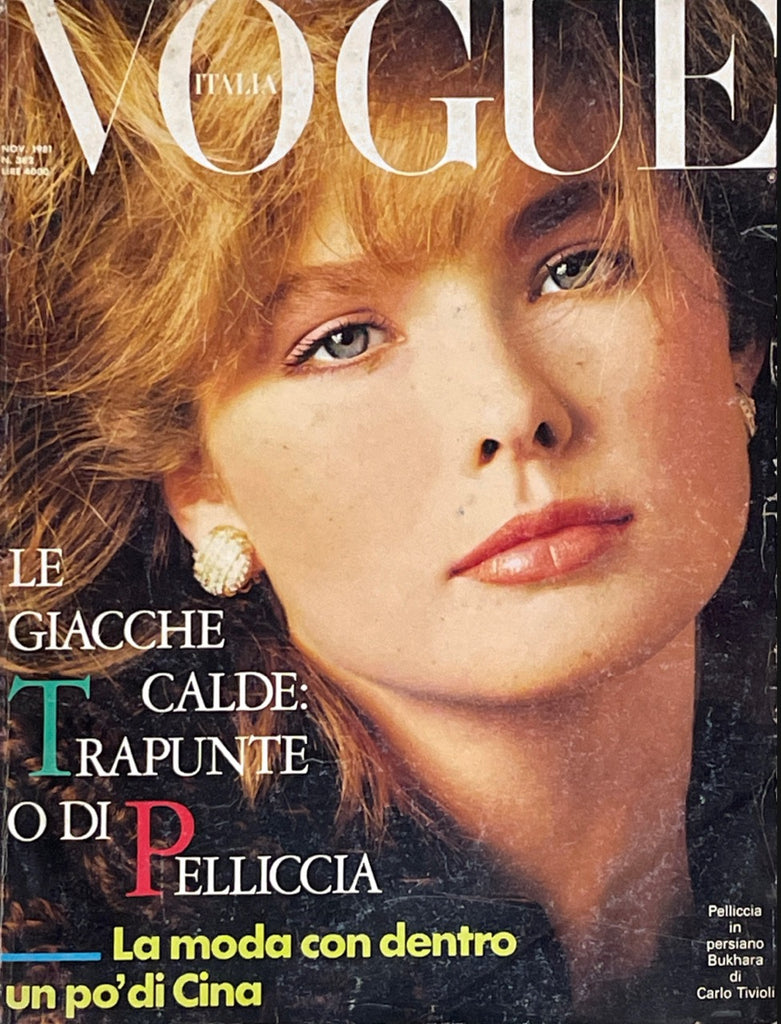 VOGUE Magazine Italia November 1981 NANCY DEWEIR Joan Severance ANDIE MACDOWELL Bruce Weber