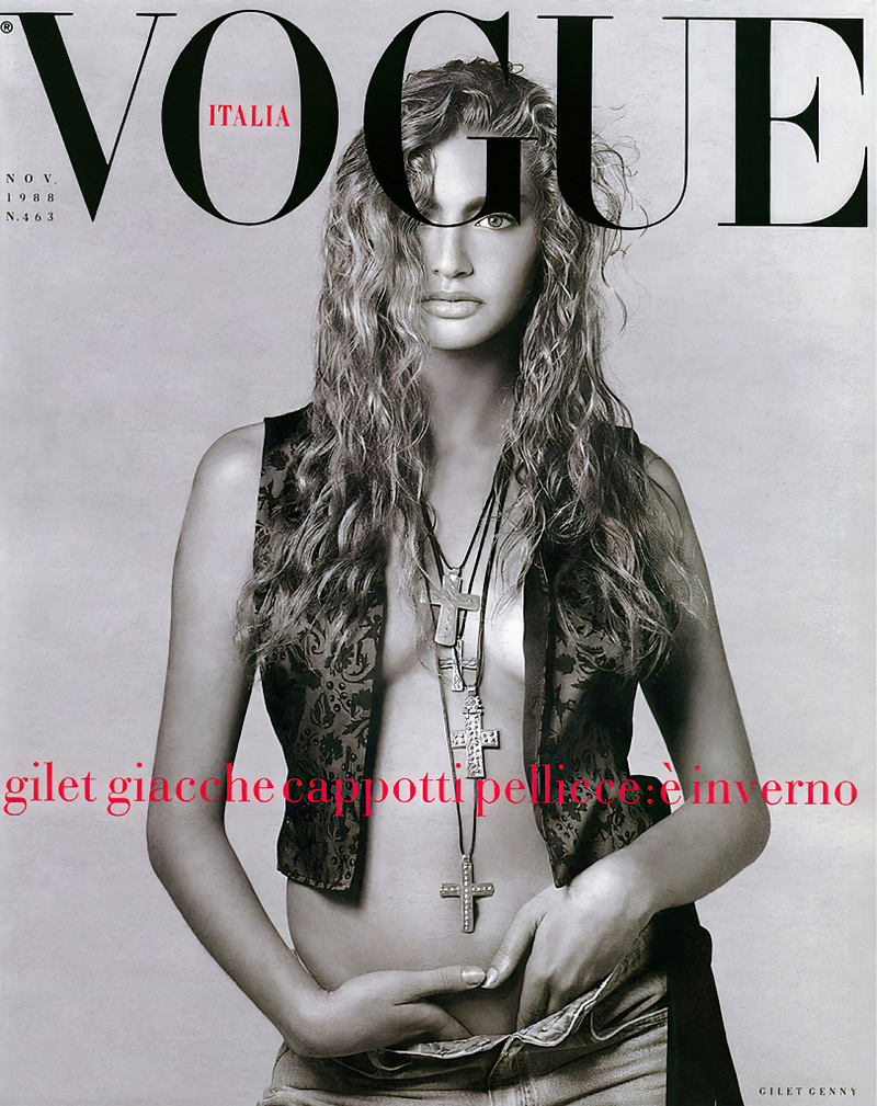 VOGUE Magazine Italia November 1988 MICHAELA BERCU 